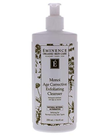 Eminence Age Corrective Monoi Exfoliating Cleanser Treatment Beauty Skin, Unscented, 8.4 Fl Oz
