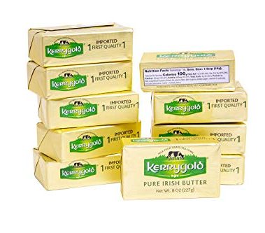 Kerrygold Salted Butter, 8 Oz Foil Pack (Pack Of 10)