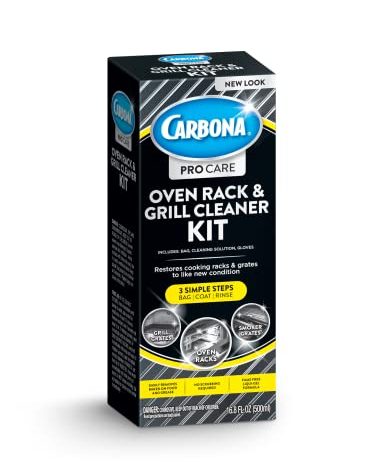 Carbona Oven Rack & Grill Cleaner | Eliminates Thick Grease & Build-Up | Griddle & BBQ Cleaning Solution | 16.8 Fl Oz, 1 Pack