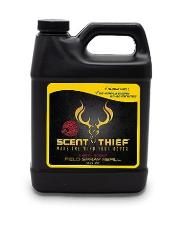 Scent Thief Deer Hunting Accessories 32oz. Field Spray Refill, Acts As A Deer Scent Blocker and Eliminates Animal's Ability to Smell