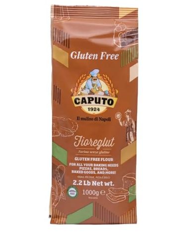 Antimo Caputo Gluten Free Pizza Flour 2.2lb - All Natural Multi Purpose Flour & Starch Blend for Baking Pizza, Bread, & Pasta