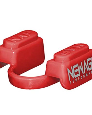 New Age Performance 5DS Universal Fitness Mouthpiece, Increase Athletic Performance for Endurance, Weightlifting & All Non-Contact Sports, Red