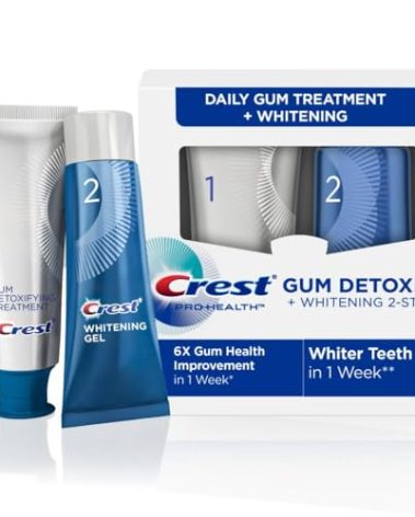 Crest Pro-Health Gum Detoxify + Whitening Two- Step Toothpaste, 4.0 and 2.3 oz