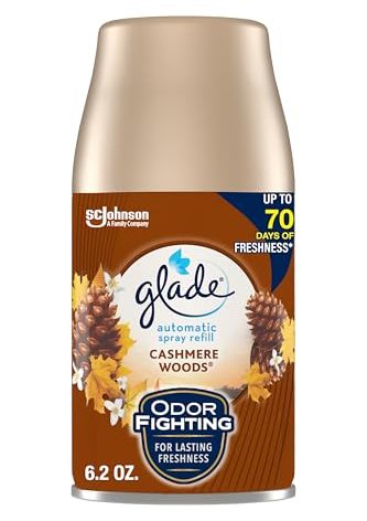 Glade Automatic Spray Refill, Air Freshener, Comforting Cashmere Woods, 6.2 oz