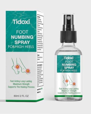 Foot Numbing Spray for High Heels,60ml Numbing Spray - Relieve Fatigue from High Heels, Travel & Sports