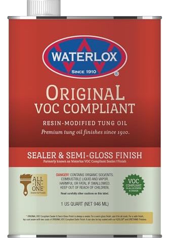 Waterlox Original Sealer Finish, 350 VOC, 1 Quart
