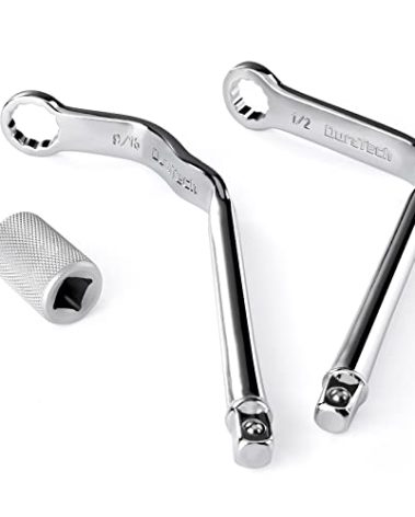 DURATECH Pro Distributor Clamp Wrench Set, SAE, 2-Piece, 1/2" & 9/16", 12 Point