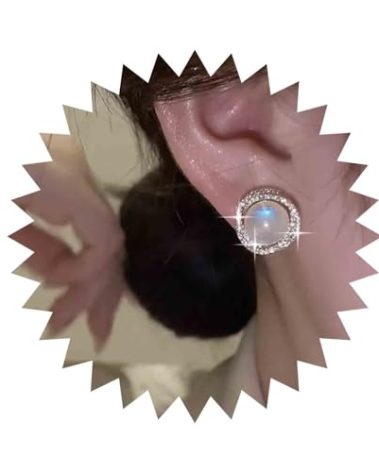 Aneneiceera Vintage Crystal Circle Pearl Earrings Gold Halo Pearl Stud Earrings Cz Twisted Hoop Earrings Bridal Pearl Geometric Earrings Jewelry for Women