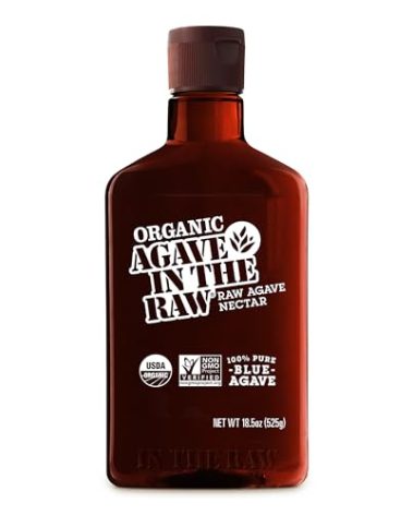 Organic Agave In The Raw Agave Nectar, 18.5 oz., Made With Organic Blue Agave From Mexico, USDA Organic, Non-GMO Project Verified, Kosher Vegan and Low Glycemic Index