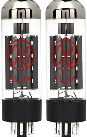 JJ EL34 Apex-matched Power Tubes - Platinum Matched Duet