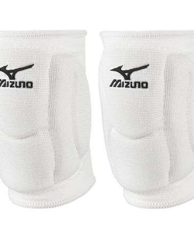Mizuno Elite 9 SL2 Volleyball Kneepad, White, Large