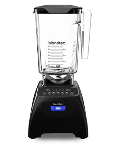 Blendtec Classic 575 Blender - WildSide+ Jar (90 oz) - Professional-Grade Power - Self-Cleaning - 4 Pre-programmed Cycles - 5-Speeds - Black