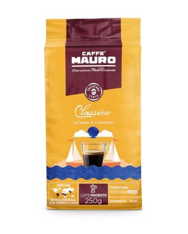 Mauro Kaffee Espresso - Caffe Classico, 250g ground
