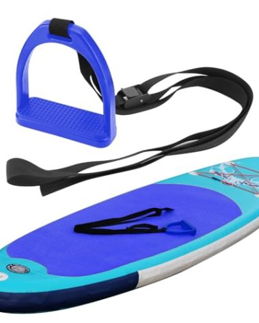 The self-Rescue Stirrup for paddleboarders ，Designed by sultsim Instructors for paddlers, is an Innovative self-Rescue Device to Help You effortlessly get Back on Your Board. (Blue)