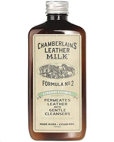 Leather Milk Leather Cleaner - Straight Cleaner No. 2 - All Natural, Non-Toxic Deep Cleaner Made in The USA. 2 Sizes. Includes Premium Cleaning Pad!