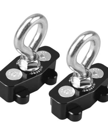 NICECNC 2PCS Lock Tie Down Anchors Aluminum Compatible with Can Am X3 4x4 Turbo DPS 2017-2020, X3 4x4 R Turbo DPS 2018-2019, X3 4x4 RR XDS Turbo DPS 2021, X3 4x4 900 DPS HO 2018, See Fitments