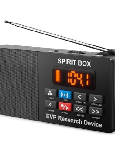 PARANORMIC Spirit Box — Ghost Hunter’s Choice Equipment Kit with 32 GB Micro SD & Integrated Flashlight for Ultimate Paranormal Investigations and EVP Sessions