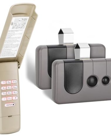 2 for Sears Craftsman Garage Door Remote 139.53753 53753 139.18191 HBW2028 371LM, Work with Purple Learn Button ONLY(2006-2013),1 for Garage Door Opener Keypad,877max G940EV-P2 CMXZDCG440 Universal
