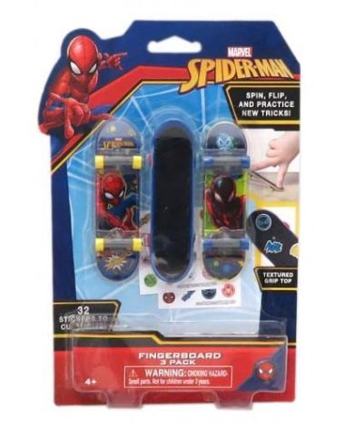 What Kids Want Spider-Man Fingerboards avec accesoires