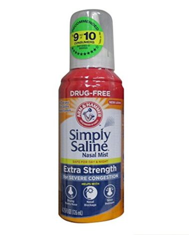 ARM & Hammer Simply Saline Extra Strength, Severe Congestion, 4.25 Fl Oz (Pack of 2)