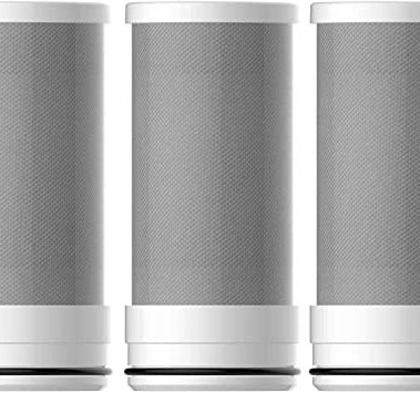 Waterdrop WD-FF-01A Replacement Filter, Faucet Water Filter, Replacement for WD-FC-01, WD-FC-02, WD-FC-06, Reduces Chlorine, Taste and Odor, Last Up to 9 Months (Pack of 3)
