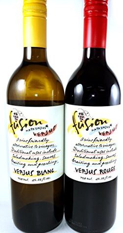 Verjus Gift Set - 1 X White Verjus (750 ML) + 1 X Red Verjus (750 ML)