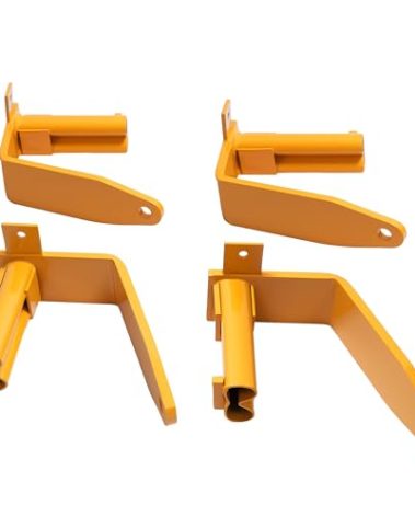 HECASA Universal Stake Pocket Camper Tie Down for Full-Size Pickups Tie Downs Orange 4Pcs, NN2297