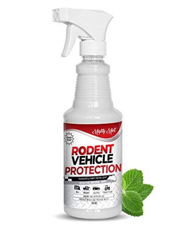 Mighty Mint Peppermint Oil Rodent Repellent Spray for Vehicles – Natural Mouse & Rat Control for Car Engines, RVs, Trucks & Boats – Plant-Based, Extra-Strong Formula – 16 oz