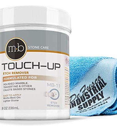 MB-11 Professional Marble Polish, Polishing Kit, Polishing Powder Etch Remover and Cleaner, Quartz Polishing Compound with Microfiber Cloth