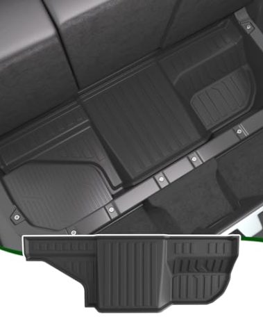xipoqix Gasoline 2nd Row Under Seat Storage Mat Compatible with 2024 2025 Toyota Tacoma Rear UnderSeat Organizer Liner Replacement for 2024 2025 Toyota Tacoma Accessories