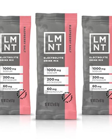 Drink LMNT Zero Sugar Electrolytes - Raspberry Salt | Drink Mix | 30-Count