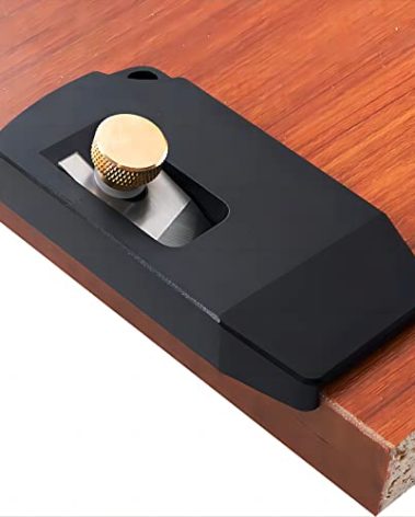KETIPED Woodworking Edge Trimmer,Hand Planer Edge Bander with High Speed Steel Blade,Edge Banding Cutter for PVC ABS Melamine Veneer,MG-027Bk