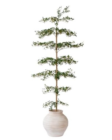VYNT Black Olive Tree Artificial 7 Feet Tall, Artificial Shady Lady Tree, Faux Decorative Tree