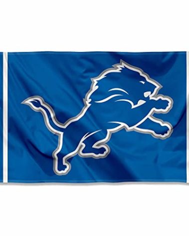 Detroit Lions New Logo Flag