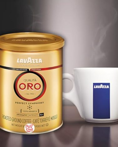 Lavazza Qualita Oro Ground Coffee, 8.8 Ounce (Pack of 1) - Packaging May Vary