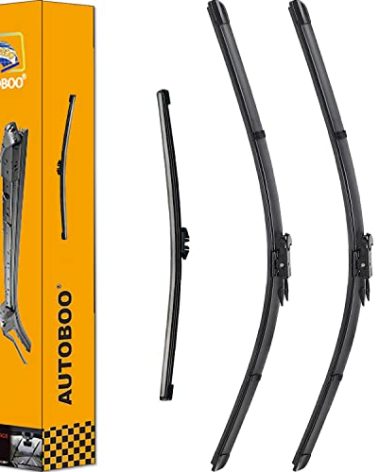 3 Wiper Blades Replacement for Ford Explorer 2011-2018 2019 2020 2021 2022 2023 2024,Original Equipment Replacement Front and Rear Windshield Wiper Blade - Pinch Tab 26"/22"/11" (Set of 3)