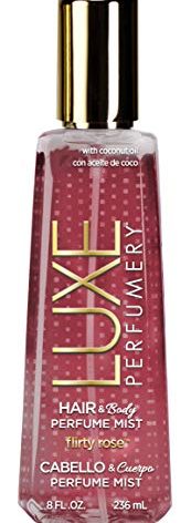 Luxe Perfumery Flirty Rose Hair & Body Perfume Mist, 236 mL