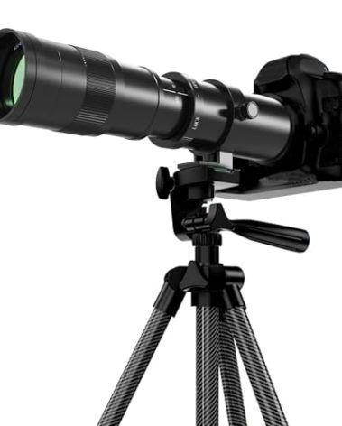 420-800mm Telephoto Lens for Sony E - Manual Focus(MF) Zoom Lens for Sony A7C A7R A7S A7 A9 A6700 A6600 A6500 A6400 A6300 A6100 A6000 A5100 A5000 NEX-7 NEX-6 NEX-5 ZV-E10 etc (for Sony E Mount)