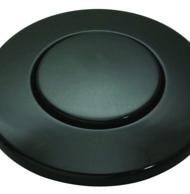 InSinkErator Air Switch Decorative Button for InSinkErator Dual Outlet Garbage Disposal Air Switch Kit, STC-BLK, Gloss Black