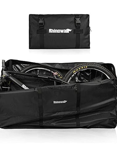 Rhinowalk Folding Bike Carry Bag 26 Inch Thick Bicycle Transport Storage Case Bike Travel Bag for Air Travel,Transport,Shipping Professional Cycling Accessories