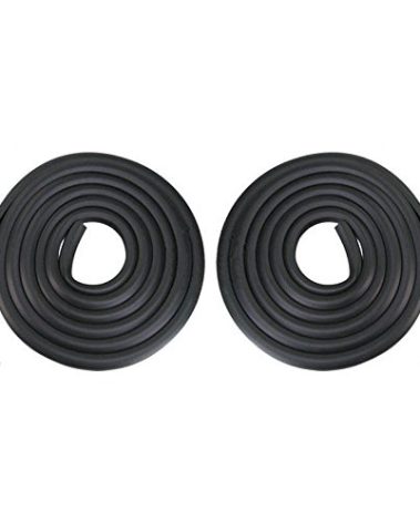 ECOTRIC Door Seals Rubber Weatherstrip Pair Set for 1973-1979 Ford Bronco F100 F150 F250 F350 Black