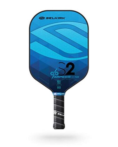 Selkirk Amped Pickleball Paddle | Fiberglass Pickleball Paddle with a Polypropylene X5 Core | Pickleball Rackets Made in The USA | 2021 S2 Lightweight Sapphire Blue |