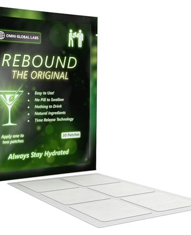 REBOUND Classic Patch - Extended Steady Release - 30 Patches - Natural Blend for a Balanced Nightlife