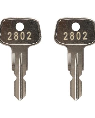 2802 X-Cargo Roof Rack Key,XCargo Luggage Roof Replacement Key for Sears XCargo Karrite Sport Rack Carriers,Karrite Ski Bike xcargo Carrier Skyline Sportrack XL[2 Pack]