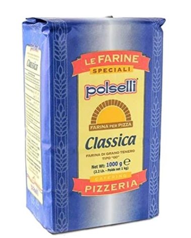 POLSELLI Classica, Type 00 Double Zero Flour, All Natural for Pizza, Bread, Pasta, and Baking, 1 kg (2.2 lbs)