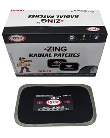 Lotus Reinforced Heavy Duty Radial Tire Repair Patches (3"x5")