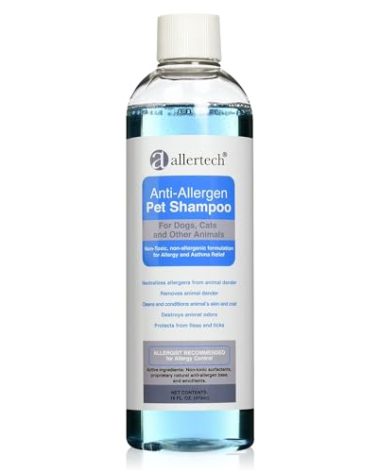 Allertech® Anti-Allergen Pet Shampoo 16-oz Bottle