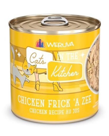 Weruva Cats in The Kitchen, Chicken Frick 'A Zee Wet Cat Food, 10oz Can (Pack of 12)