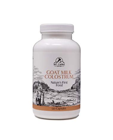 Mt. Capra Goat Milk Colostrum | for Healthy Immune System, Gut, and Athletic Performance | Grass-Fed, High in Immunoglobulins | 30 Servings - 120 Capsules