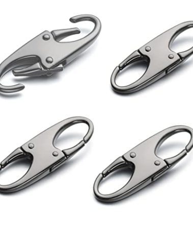 Zpsolution Double Small Carabiner Clips - Theft Deterrent - Holding Zipper Closed - Zipper Pull Replacement